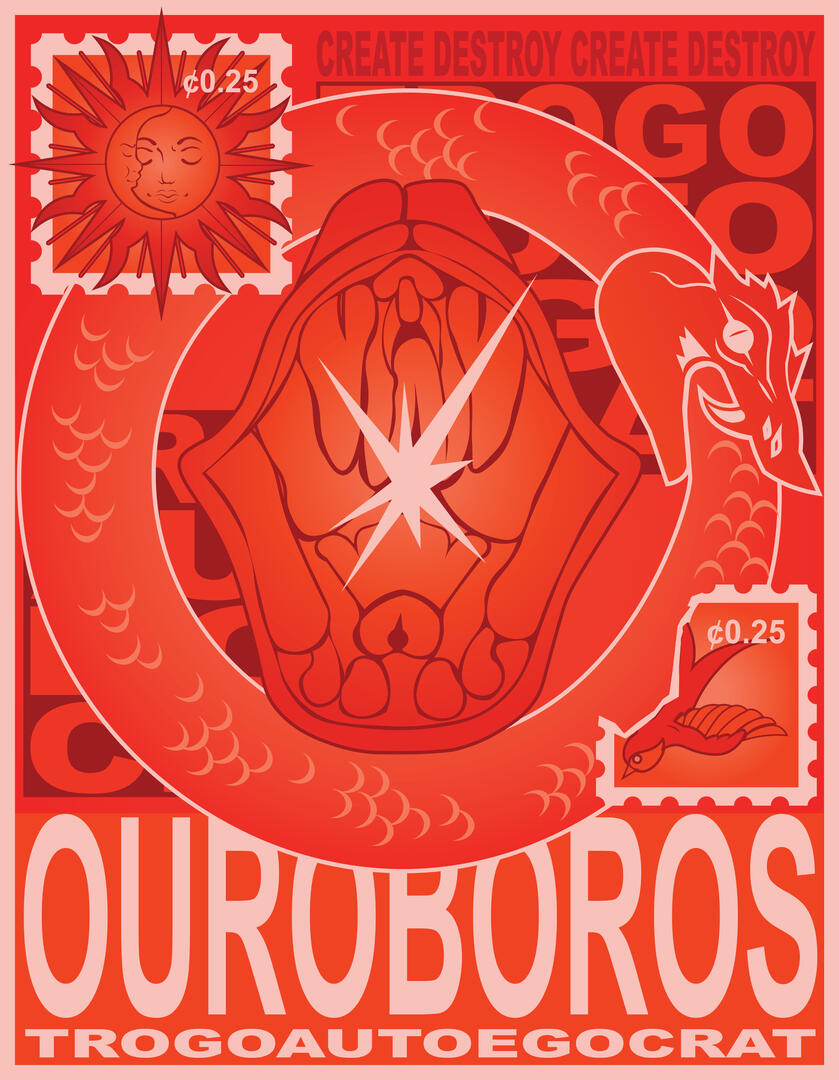 Trogoautoegocrat Print: 11x14 in