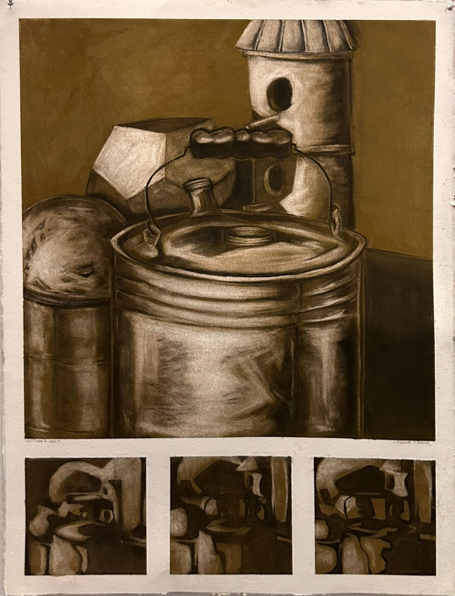 "still life 03" 2024 - Charcoal on Paper