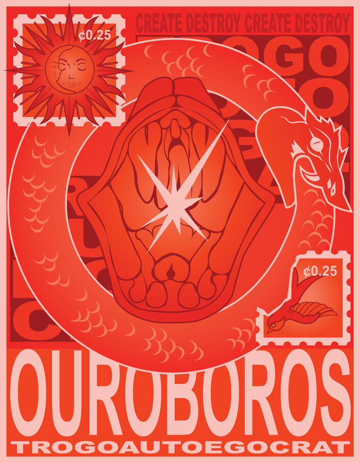 Trogoautoegocrat Print: 11x14 in